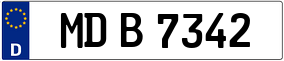 Truck License Plate